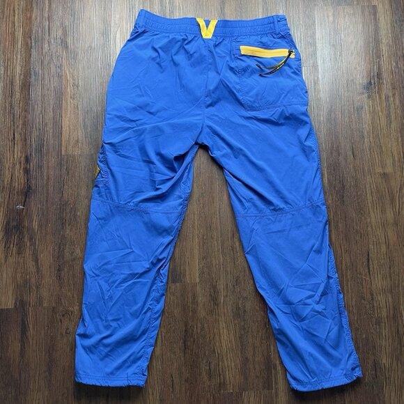 REI x Outdoor Afro Trail Cargo Hiking Pants Performance Blue Size 38x30 - Picture 2 of 9